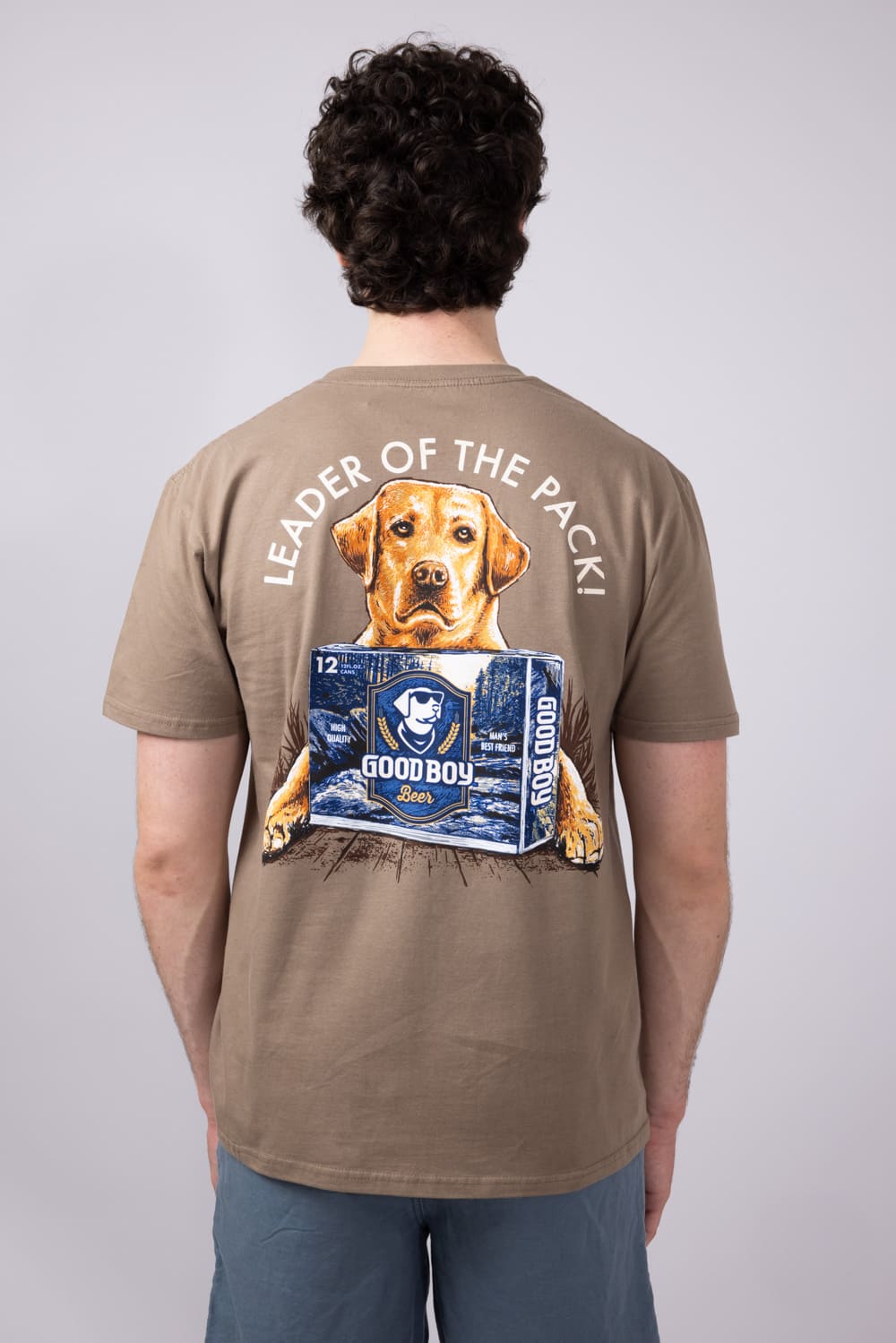 Good Boy Pack T-Shirt for Men in Brown