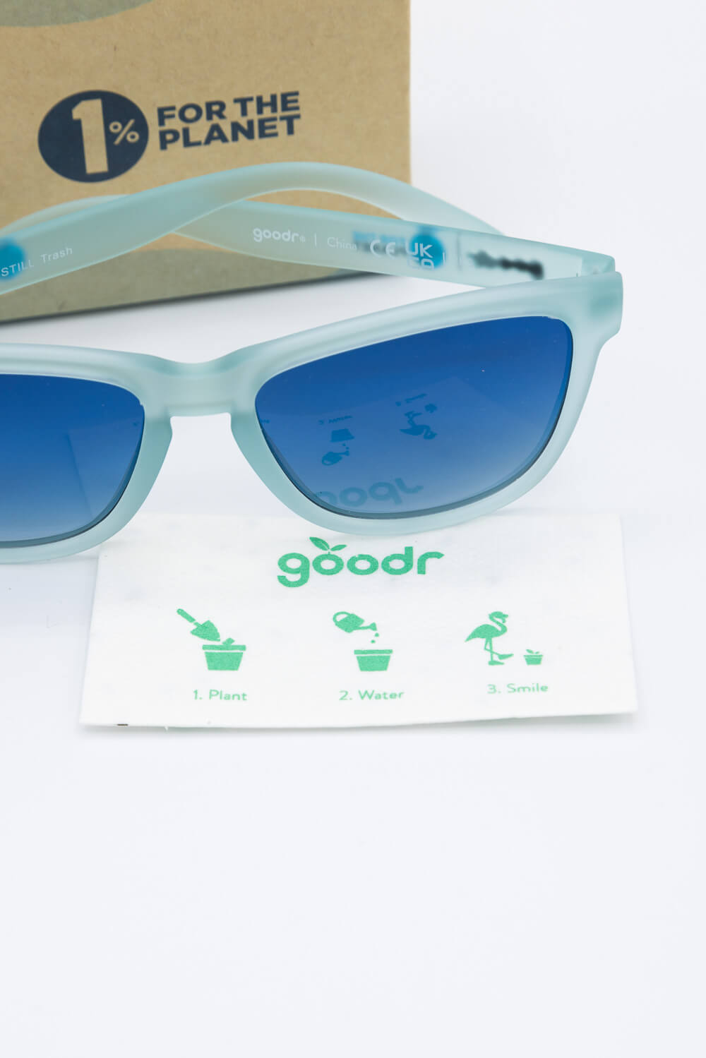 Goodr These Shades Are Still Trash OG Sunglasses in Blue