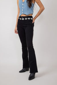 KanCan High Rise Bootcut Jeans for Women in Black