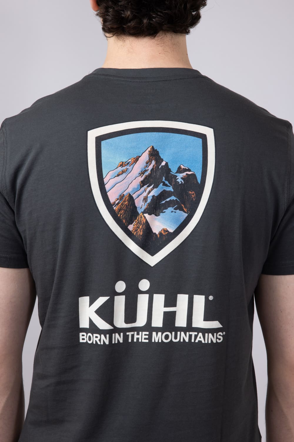 Kuhl Mountain T-Shirt for Men in Carbon Grey