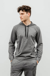 1897 Active Every Day Performance Hoodie for Men in Charcoal 