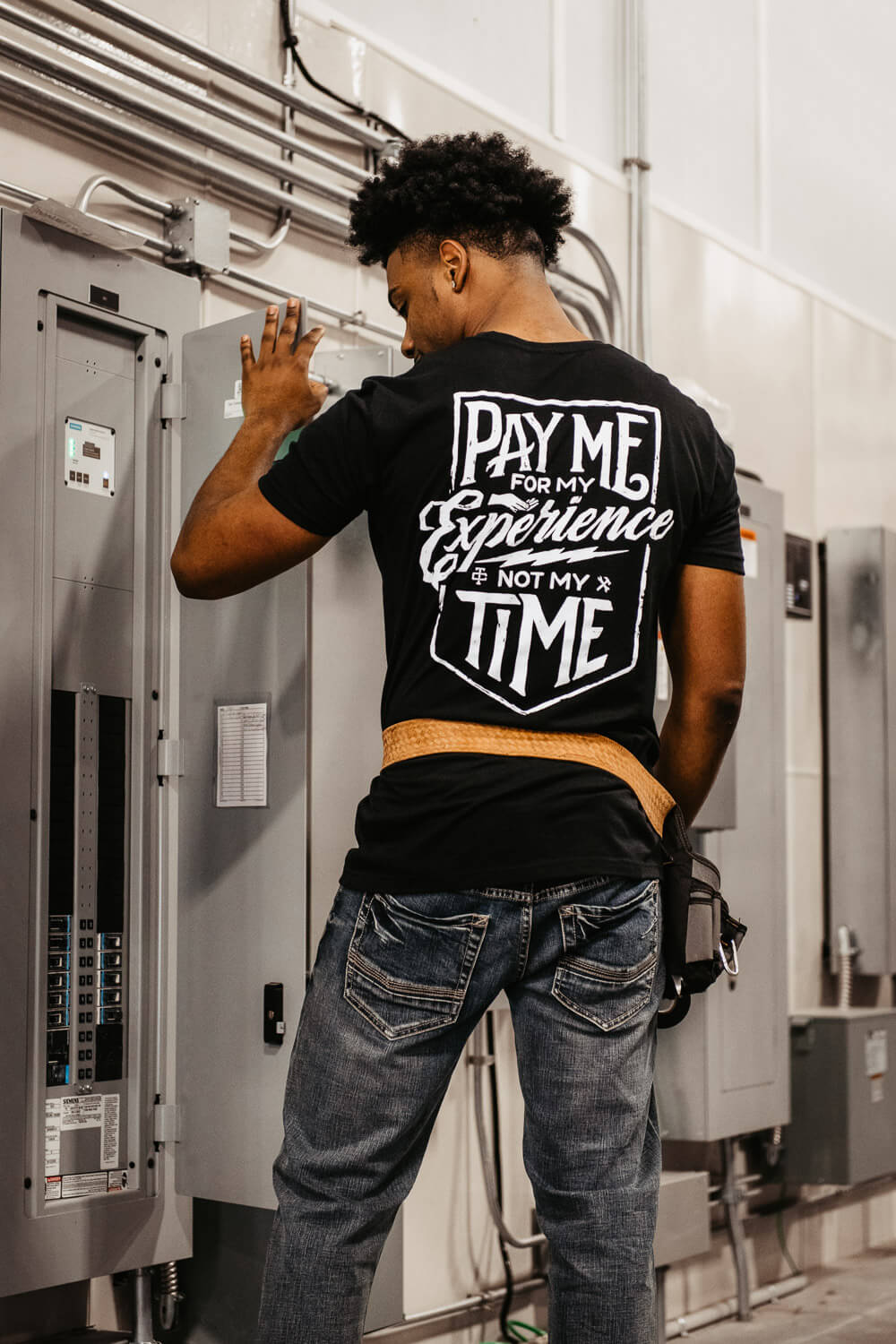 Troll Co Pay Me T-Shirt for Men in Black