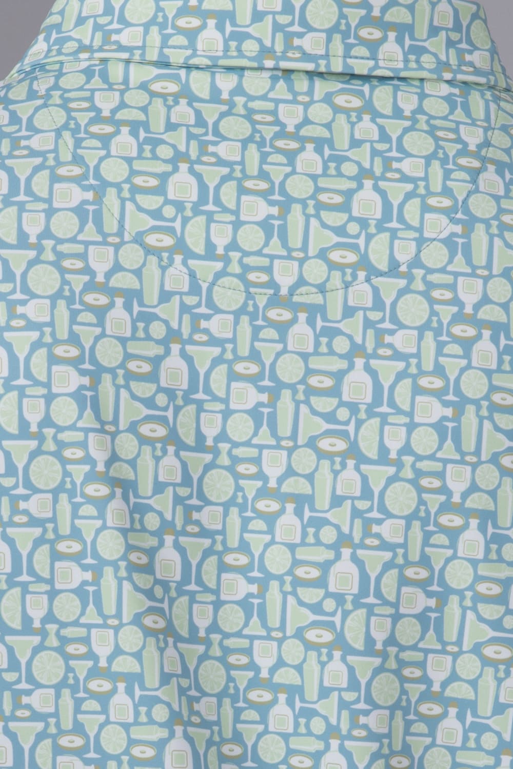 Local Boy Dirty Murtle Margarita Polo Shirt for Men in Blue Green