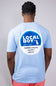 Local Boy Peppermint T-Shirt for Men in Washed Denim