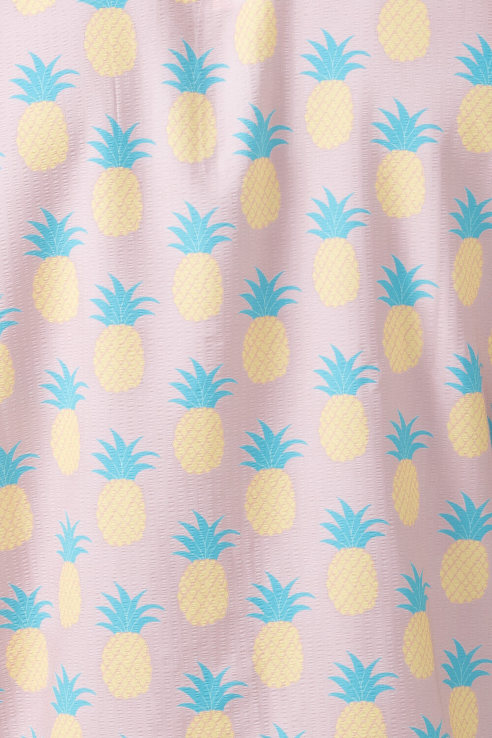 Simply Southern Pineapple Button Down Shirt for Men in Pink
