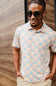 Simply Southern Pineapple Polo for Men in Peach