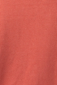 Simply Southern Solid Waffle Knit Shacket for Women in Rust