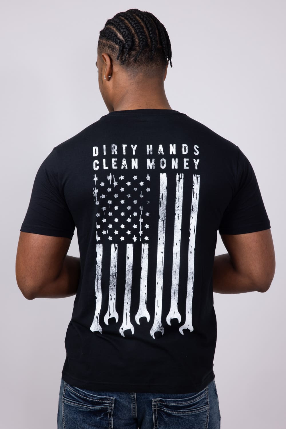 Troll Co Dirty Hands Clean Money Flagship T-Shirt for Men in Black