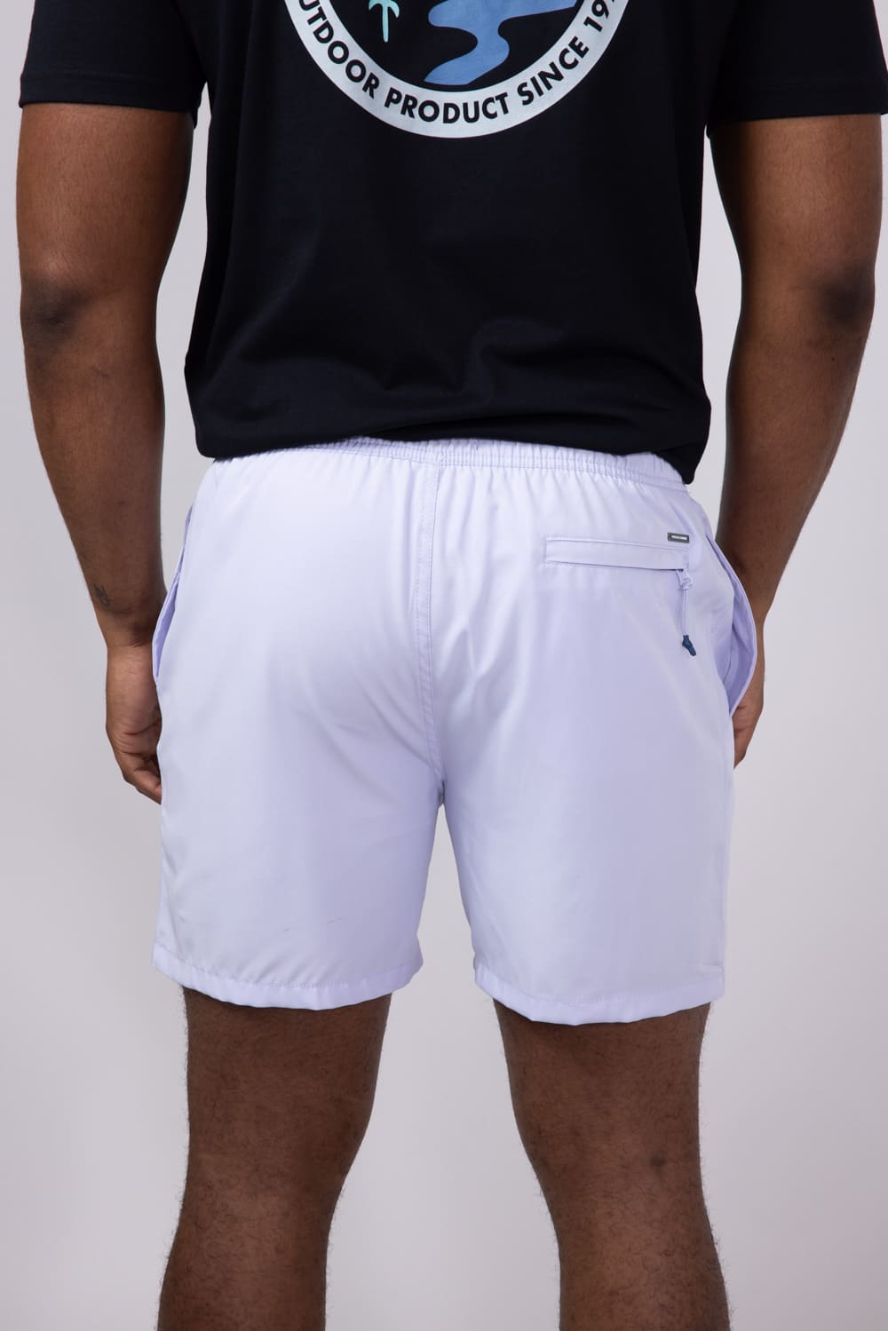 Vintage Summer Volley 5” Shorts for Men in Lilac