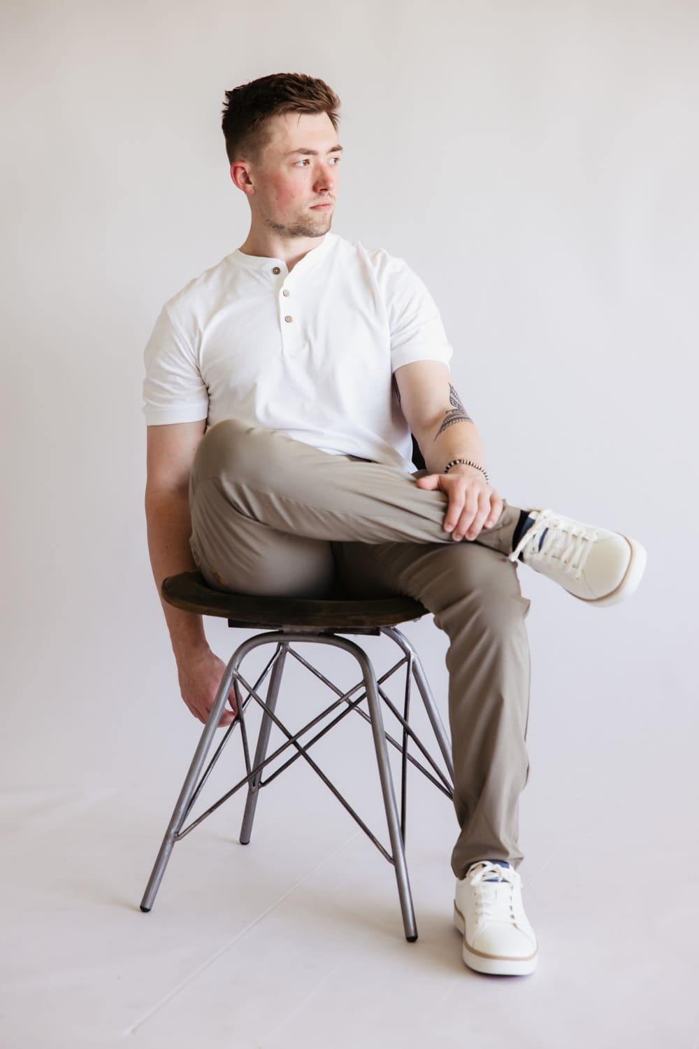Weatherproof Vintage Faille Utility Pants for Men in Light Oak
