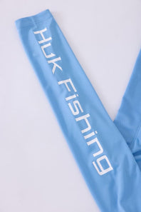 Huk Fishing Youth Pursuit Performance Crew T-Shirt for Boys in Blue