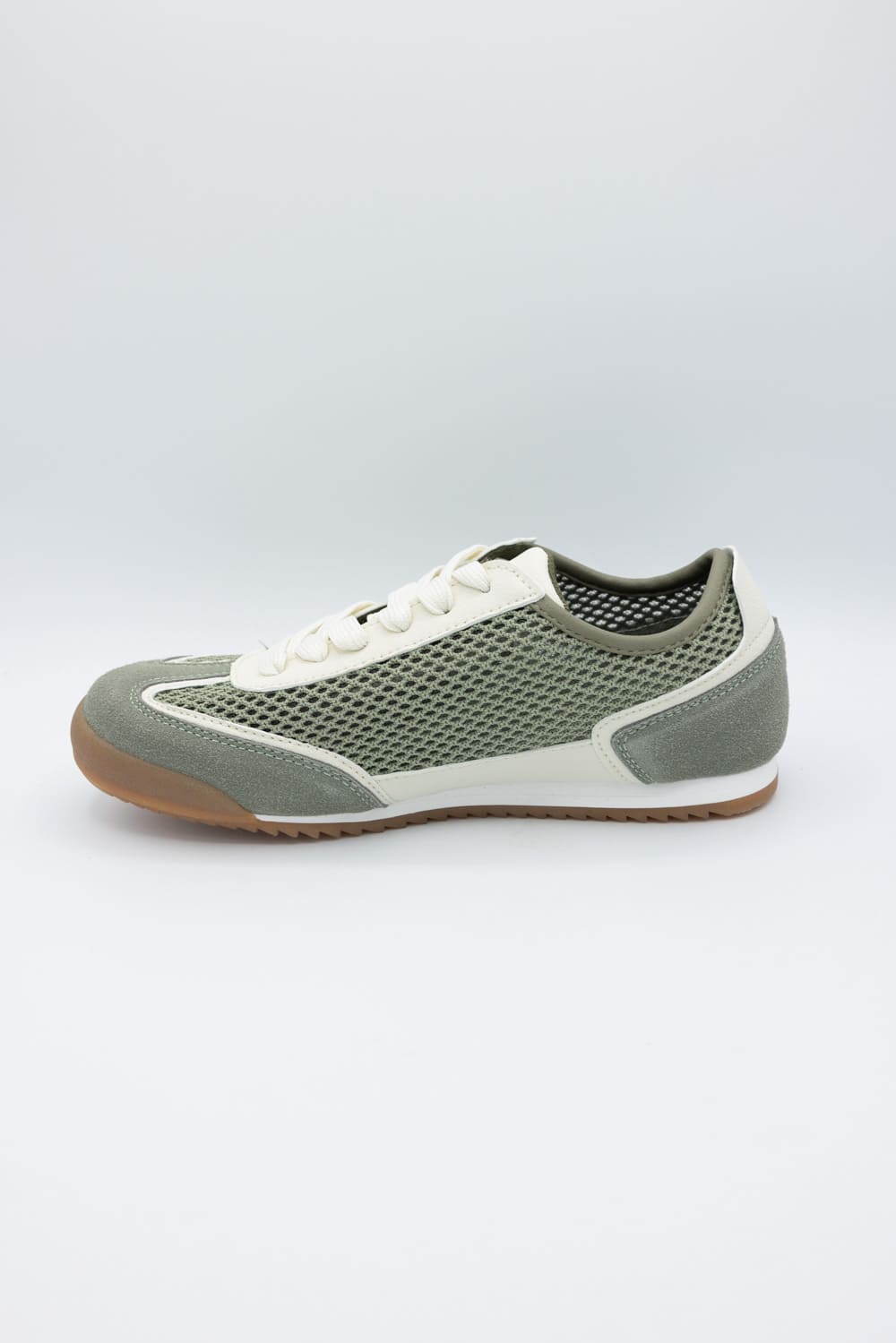 Top Moda Carly Mesh Sneakers for Women in Green