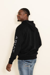 Ariat Logo Hoodie for Men in Black