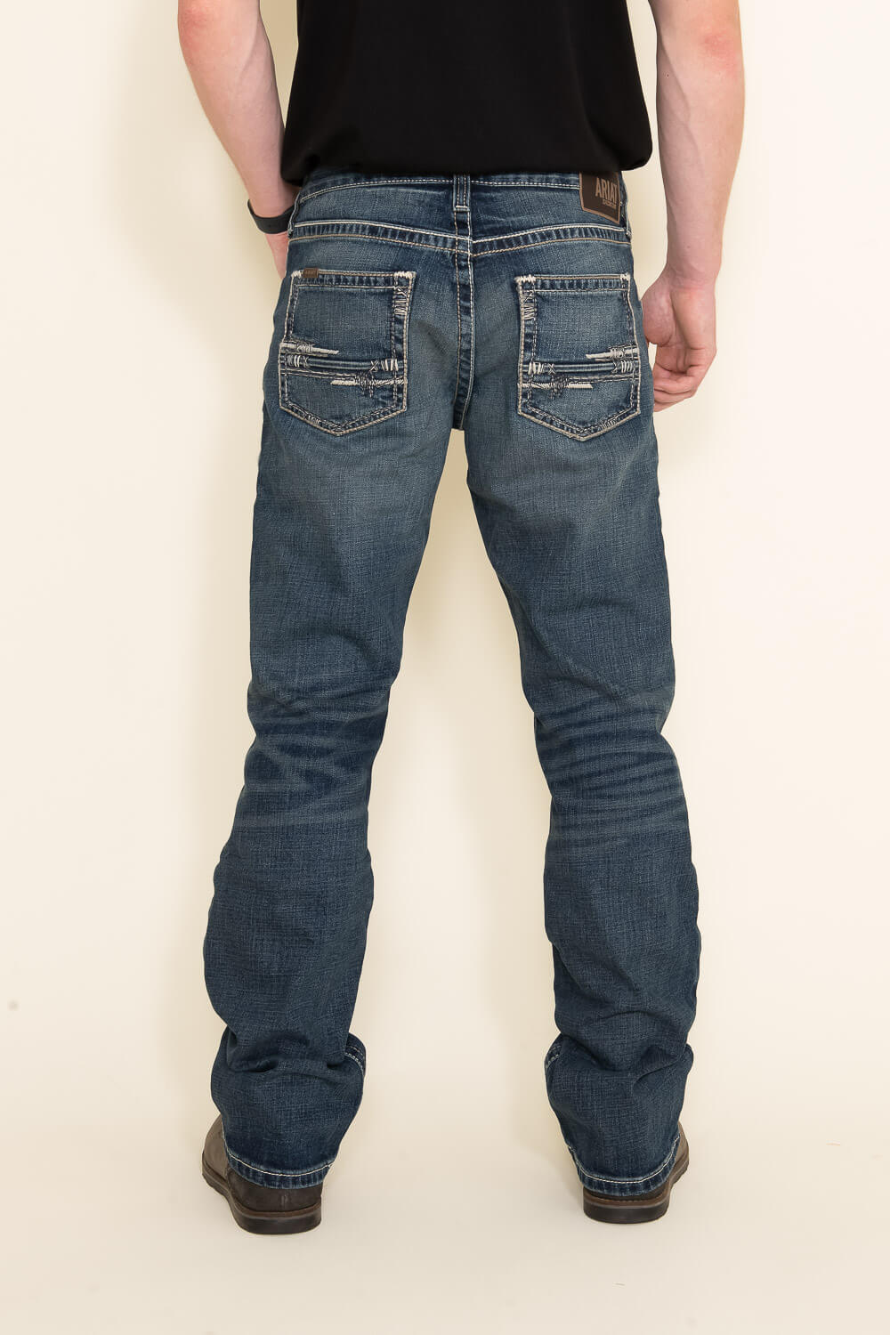 Brooklyn Athletics Twill Cargo Jogger Pants for Men in Black