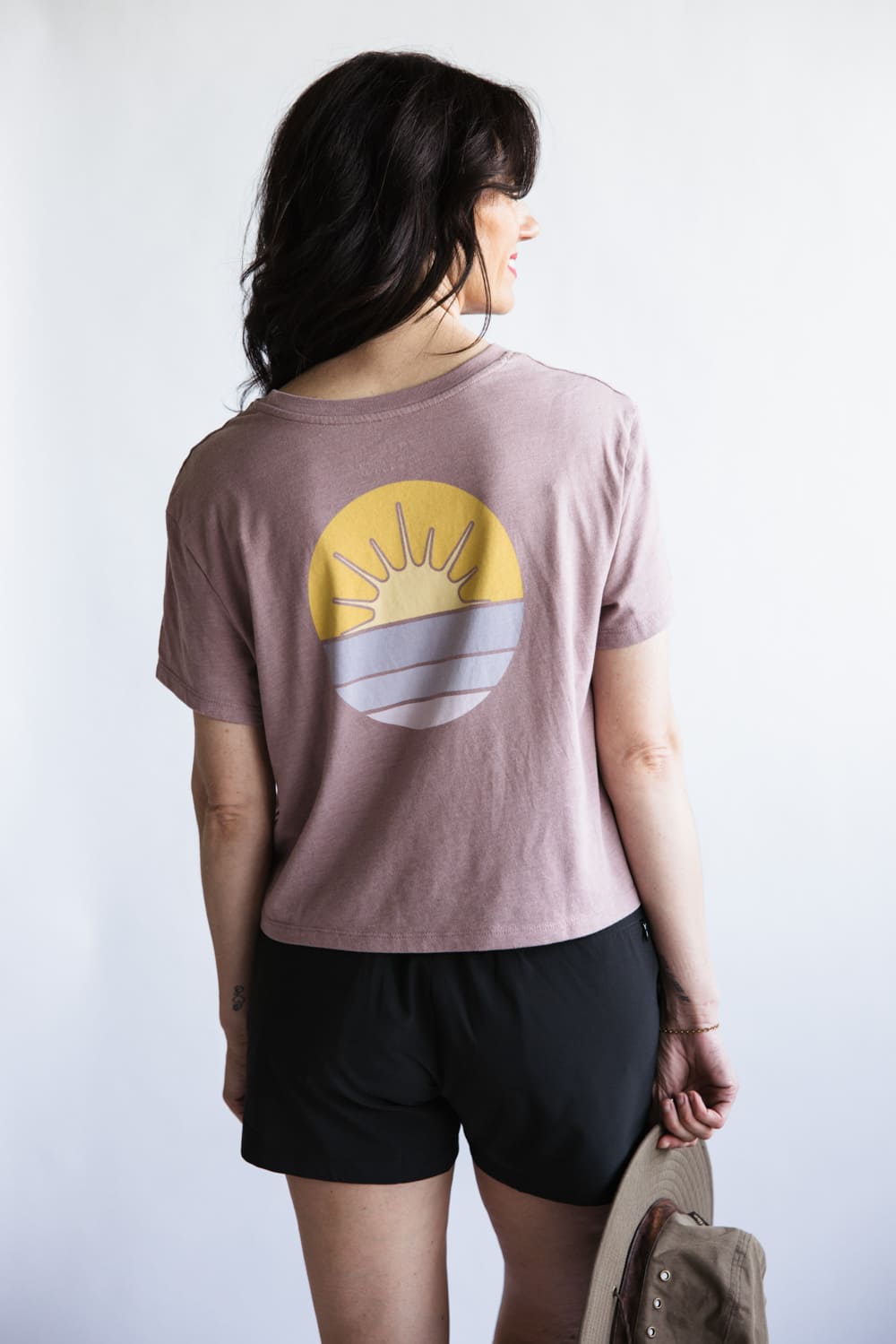 Free Fly Daybreak T-Shirt for Women in Fig Purple