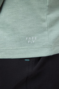 Free Fly Bamboo Lightweight Hoodie for Men in Palm Green