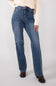 Judy Blue High Waist Raw Hem Straight Jeans for Women