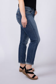Silver Jeans Boyfriend Mid Rise Slim Leg Jeans for Women