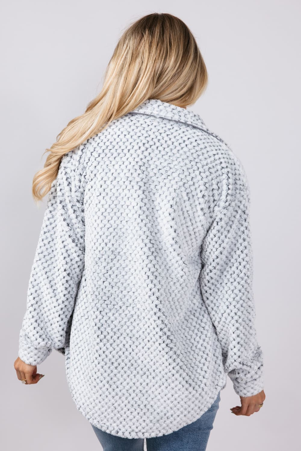 Simply Southern Soft Shacket for Women in White