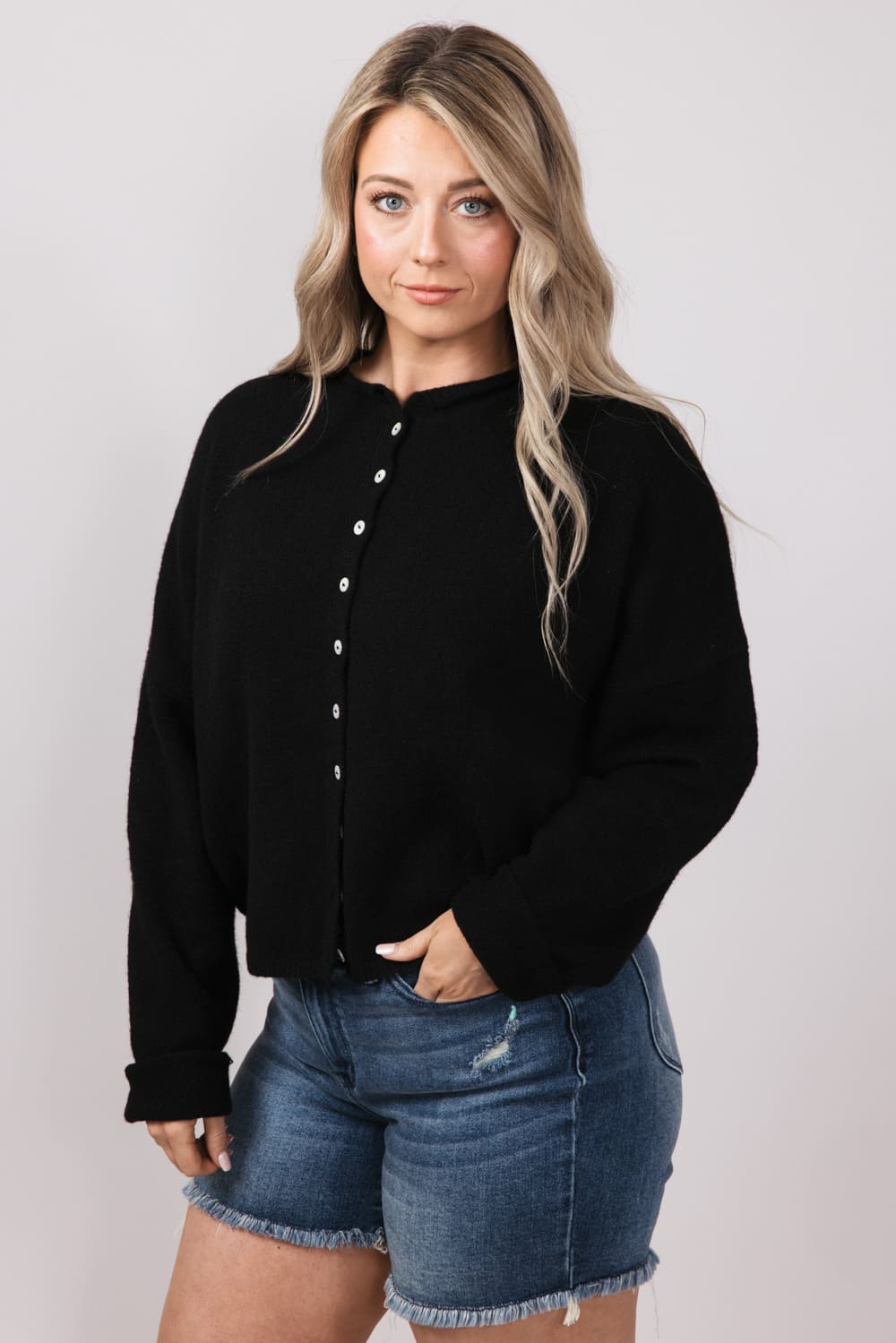 Piper Cardigan for Women in Black