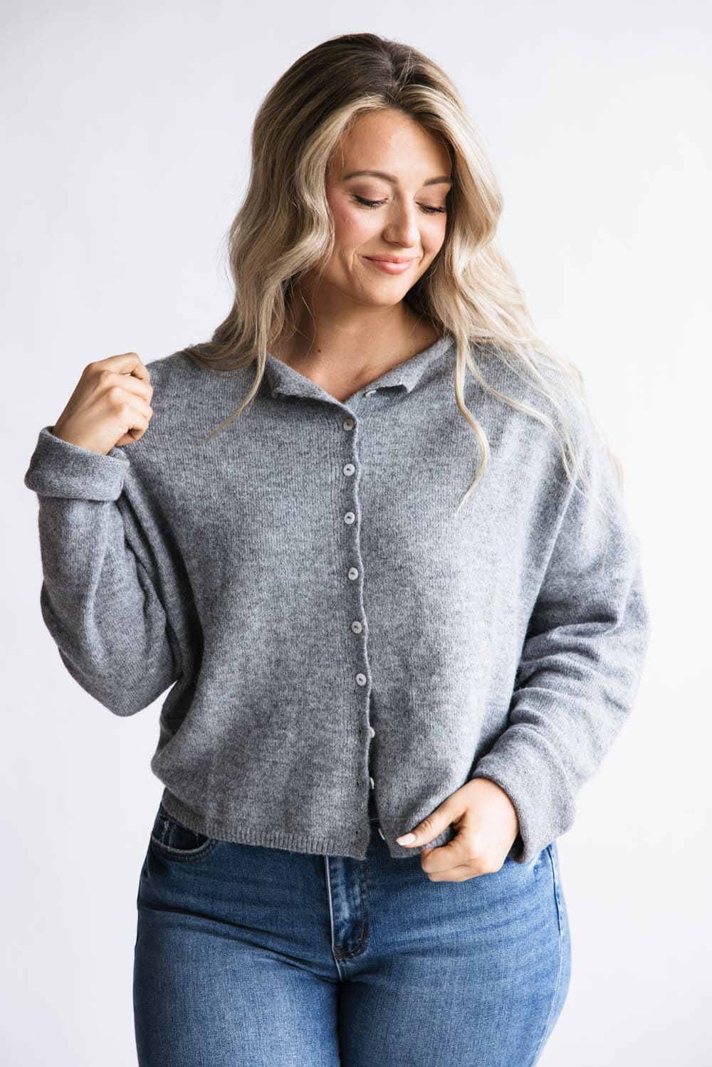 Piper Cardigan for Women in Grey