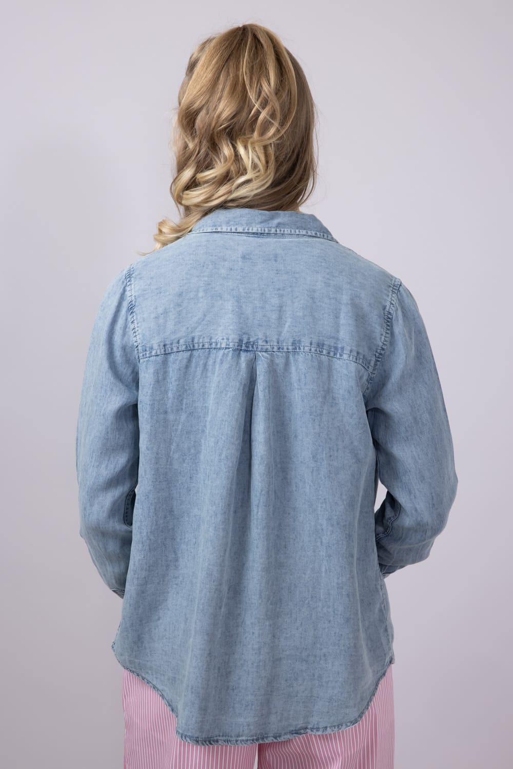 Thread & Supply Shay Denim Shirt for Women in Light Wash