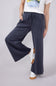 Wide Leg Lounge Pants for Women in Graphite