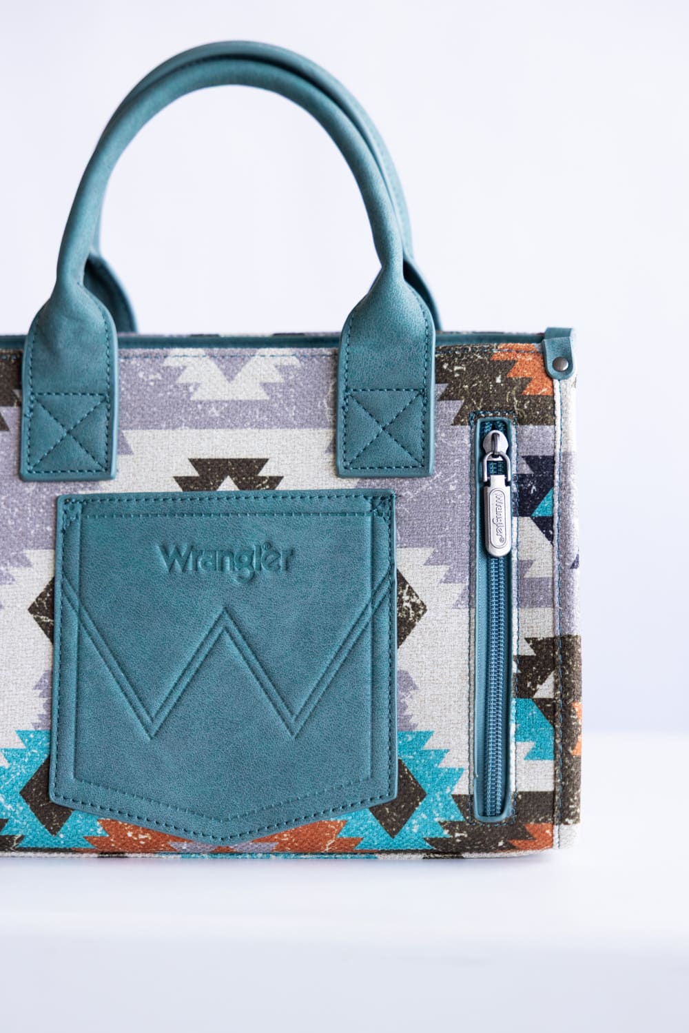 Wrangler Southwestern Small Tote for Women in Turquoise