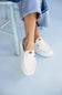 HEYDUDE Women’s Austin Lift Leather Shoes in White