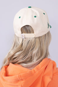 Womens Simply Southern Embroidered Kinda A Big Dill Hat for Women in Cream