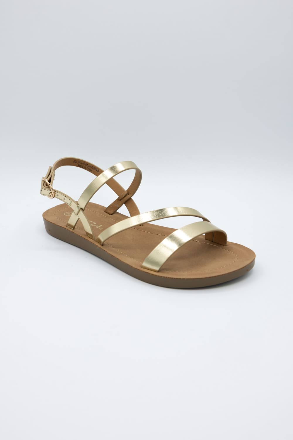 Soda Enfold Sandals for Women in Gold