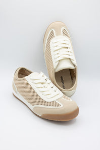 Top Moda Carly Mesh Sneakers for Women in Beige