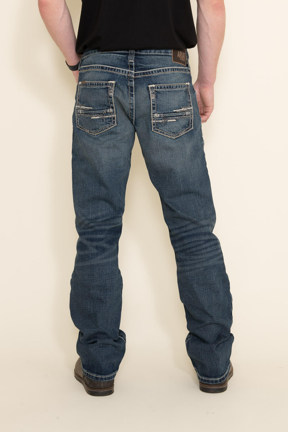 Brooklyn Athletics Twill Cargo Jogger Pants for Men in Black