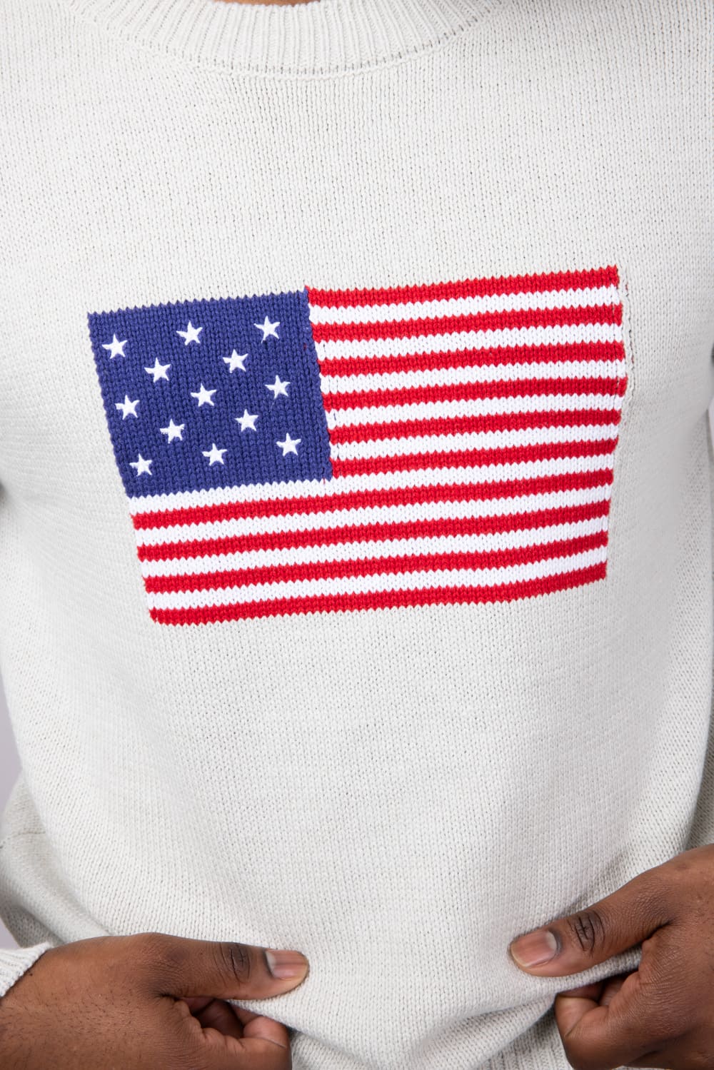 Simply Southern Unisex USA Sweater in Grey