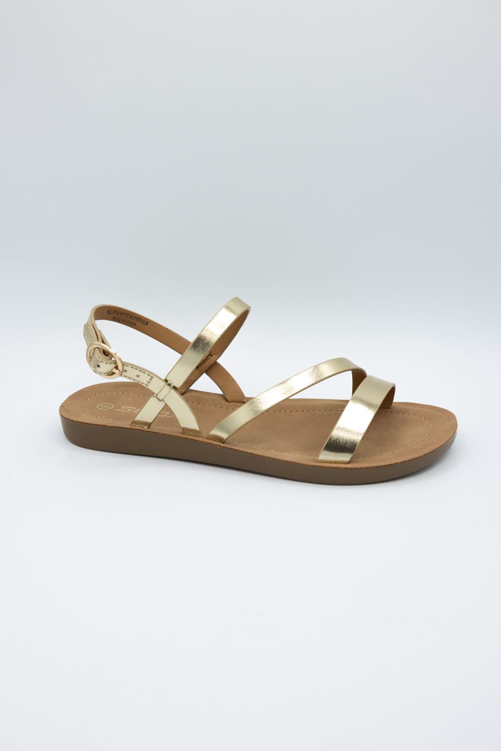 Soda Enfold Sandals for Women in Gold