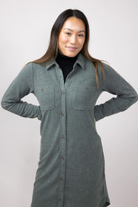 Thread & Supply Leslie Dress for Women in Heather Foliage