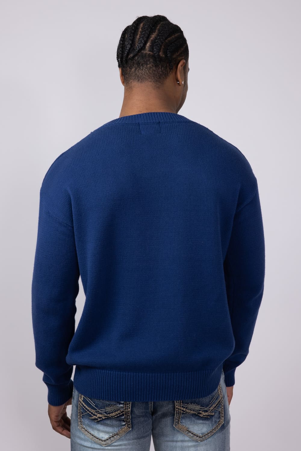 Simply Southern USA Unisex Sweater in Navy