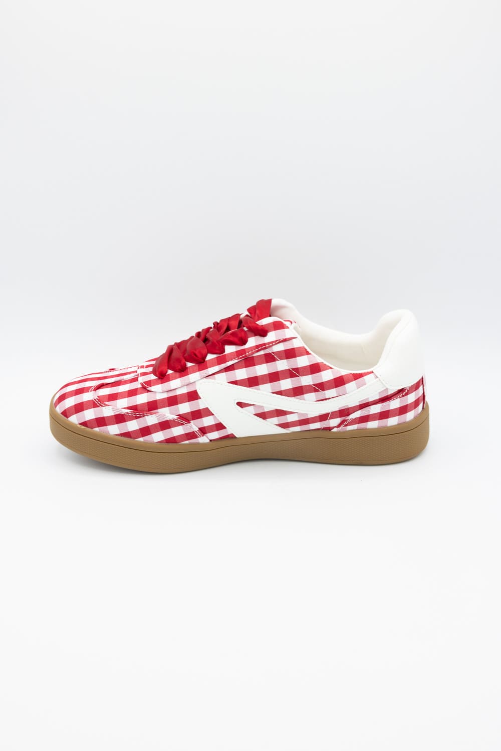 Dolce Vita Voyage Sneakers for Women in Red Gingham | VOYAGE-REDGINGHAM