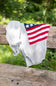 Miracle Knit American Flag Sweater for Women in Grey