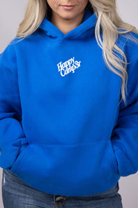 Happy Camp3r Puff Series Hoodie for Women in Royal Blue