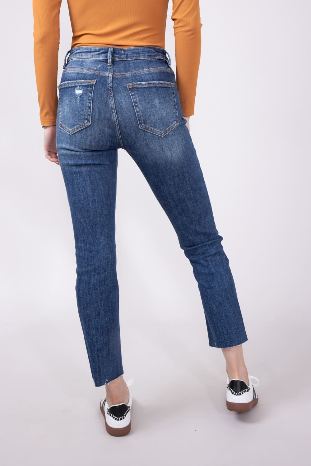 Risen High-Rise Skinny Jeans for Women