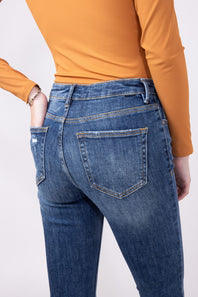 Risen High-Rise Skinny Jeans for Women