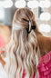 Teleties Large Open Claw Hair Clip in Black