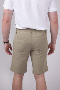 1897 Original Heather Hybrid Shorts for Men in Khaki