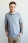 1897 Original Jersey Polo Shirt for Men in Blue