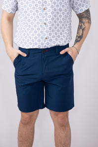 1897 Legends 9” Hydro Flat Front Shorts for Men in Navy 