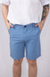 1897 Legends 9” Hydro Flat Front Shorts for Men in Light Blue