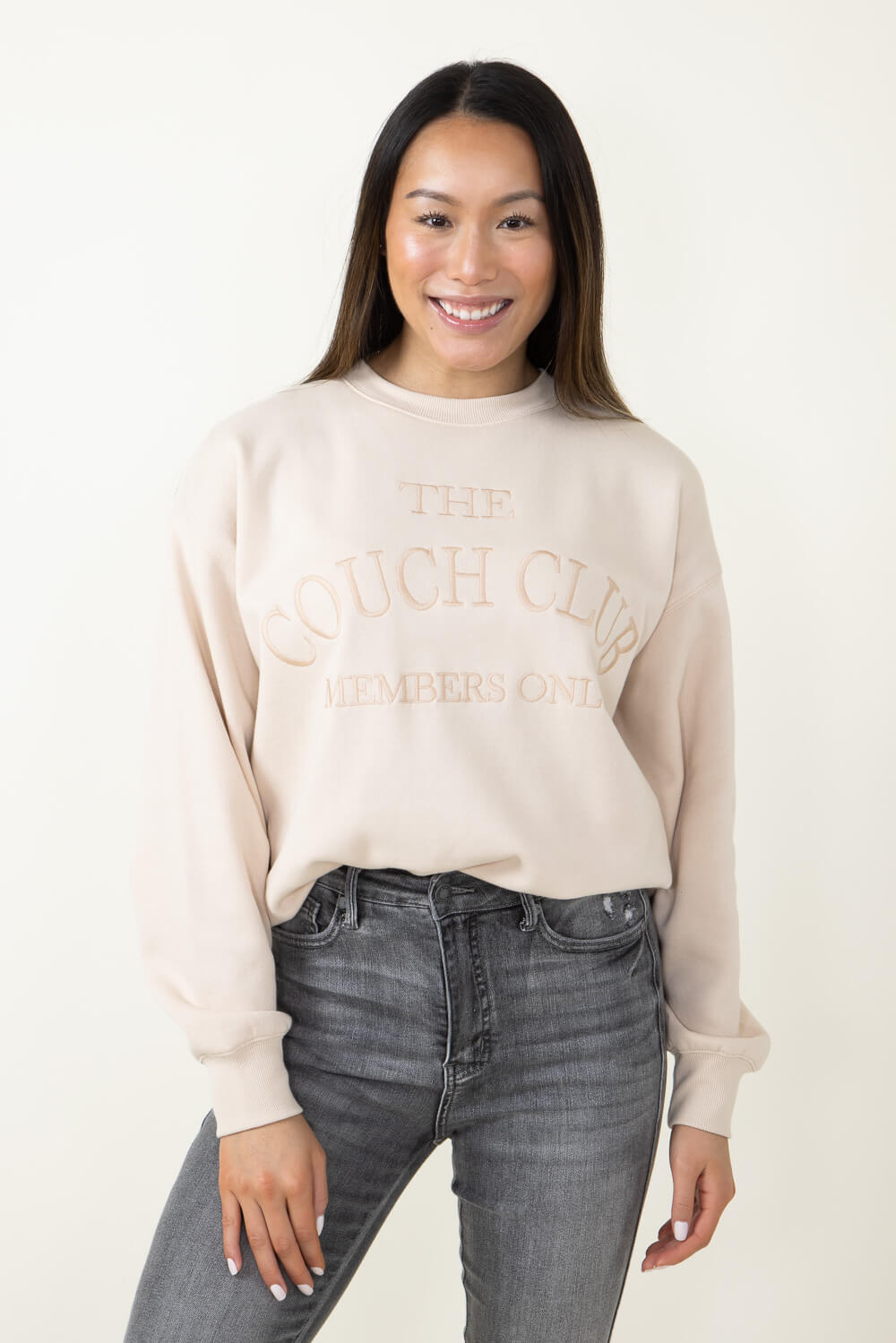 1897 Active The Couch Club Sweatshirt for Women in Cream