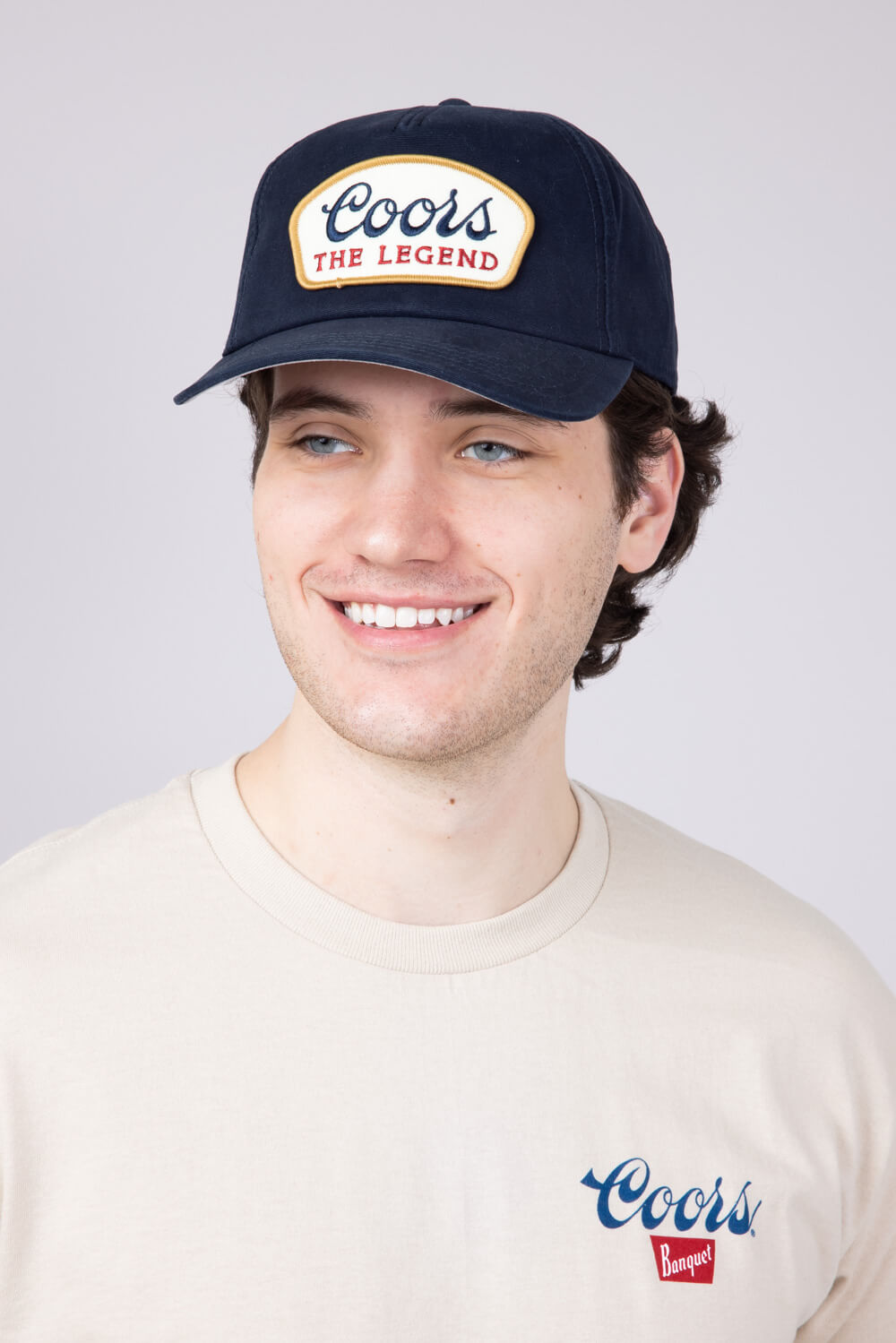American Needle Coors Roscoe Canvas Hat for Men in Navy