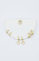 3 Pack Hoop and Clover Shape Gold Earrings
